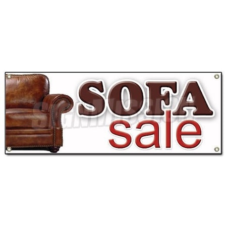 Signmission SOFA SALE BANNER SIGN couch furniture store signs 50% off sleep bed B-Sofa Sale